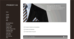 Desktop Screenshot of probody.ch